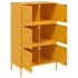 Aparador de acero amarillo mostaza 68x39x113