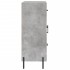 Aparador de madera de ingeniería gris hormigón 69,5x34x90
