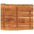 Tablero de mesa rectangular borde natural acacia 100x80x3,8