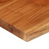 Tablero mesa cuadrado borde natural madera acacia 80x80x3,8
