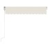 Toldo retráctil manual crema 350x250
