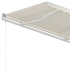Toldo retráctil manual crema 350x250