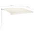 Toldo retráctil manual crema 350x250