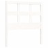 Estructura de cama individual con cabecero madera maciza