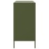 Aparador de acero verde oliva 68x39x79