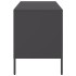 Muebles para TV 2 unidades acero negro 68x39x50,5