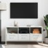 Mueble para TV acero blanco 100,5x39x50,5
