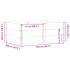 Jardinera de madera maciza de pino 150x100