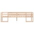 Estructura de cama para niños madera maciza de pino 80x200