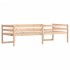 Estructura de cama para niños madera maciza de pino 80x200