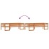Estructura de cama para niños madera de pino marrón 80x200