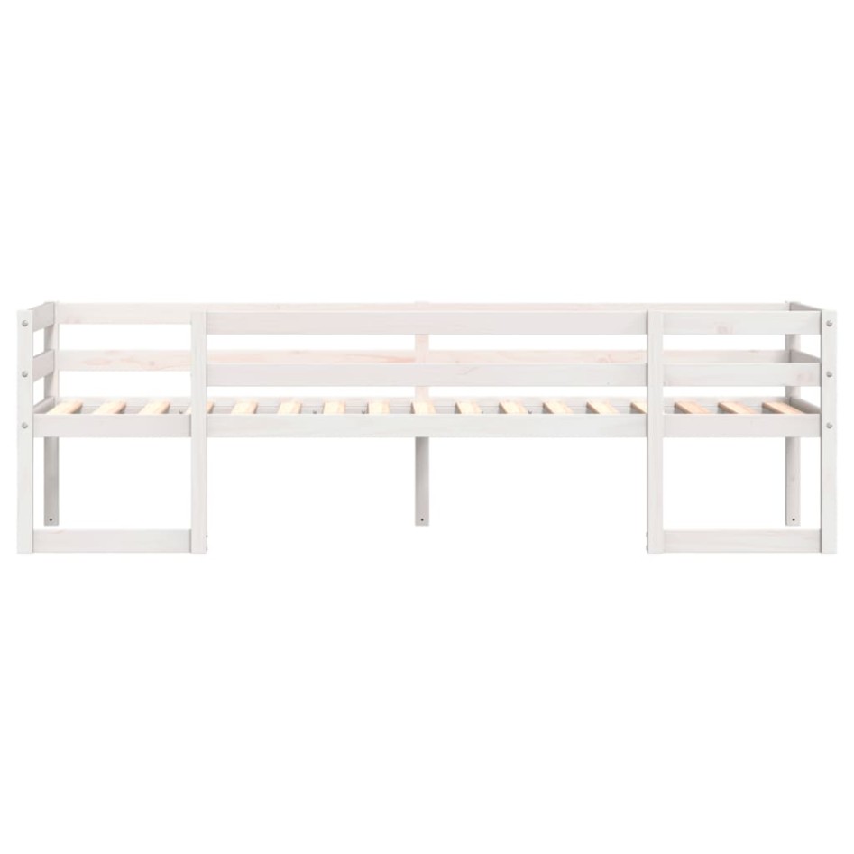 Estructura de cama para niños madera de pino blanco 90x190