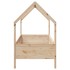 Cama con forma de casa de niños madera maciza de pino 80x200
