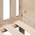 Cama con forma de casa de niños madera maciza de pino 80x200