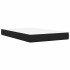 Cama box spring con colchón terciopelo negro 120x190