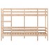 Cama litera sin colchón madera maciza de pino 90x190