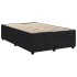 Cama box spring con colchón terciopelo negro 120x200