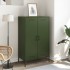 Aparador de acero verde oliva 68x39x113