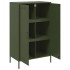 Aparador de acero verde oliva 68x39x113