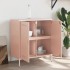 Aparador de acero rosa 68x39x79