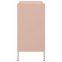 Aparador de acero rosa 68x39x79