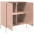Aparador de acero rosa 68x39x79