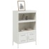 Aparador de acero blanco 68x39x113