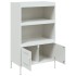 Aparador de acero blanco 68x39x113