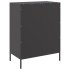 Aparador de acero negro 68x39x89