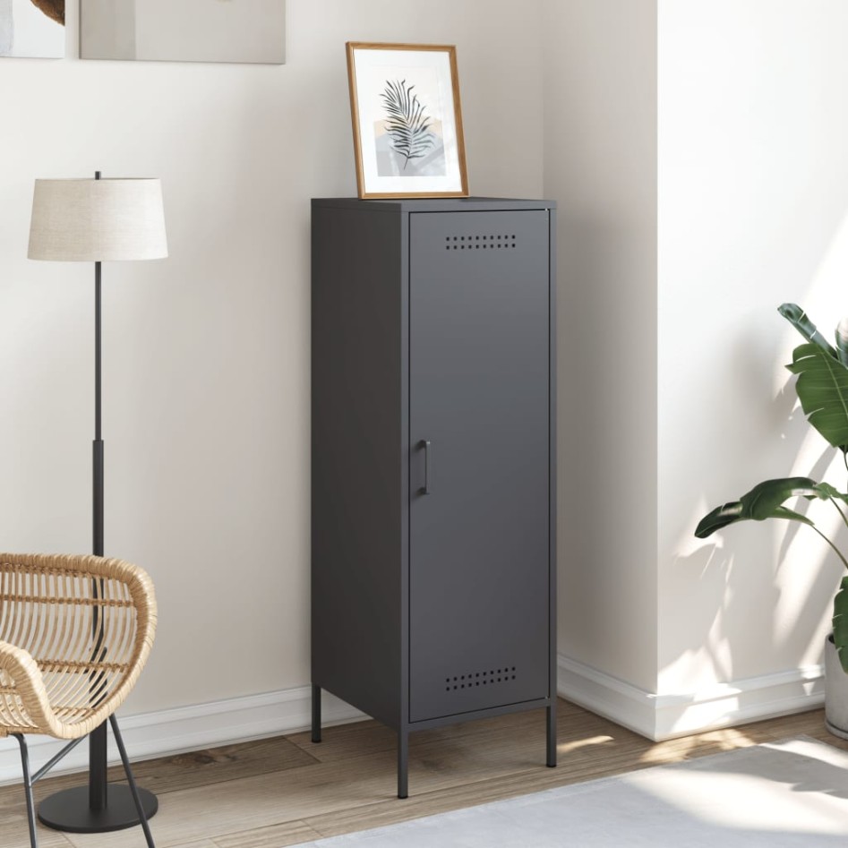 Aparador de acero gris antracita 36x39x113