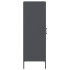 Aparador de acero gris antracita 36x39x113