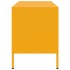 Muebles para TV 2 piezas acero amarillo mostaza 68x39x50,5