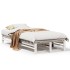 Estructura cama sin colchón madera maciza pino blanca