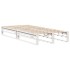 Estructura cama sin colchón madera maciza pino blanca