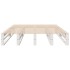 Estructura de cama sin colchón madera maciza de pino 160x200