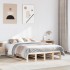 Estructura de cama sin colchón madera maciza de pino 120x190
