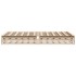 Estructura de cama sin colchón madera maciza de pino 120x190