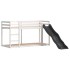 Litera con tobogán y escalera madera maciza de pino 80x200
