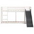 Litera con tobogán y escalera madera maciza de pino 80x200