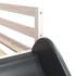 Litera con tobogán y escalera madera maciza de pino 80x200