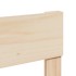 Estructura de cama sin colchón madera de pino blanca 140x200
