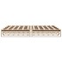 Estructura de cama sin colchón madera maciza de pino 180x200