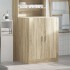 Armario de lavadora roble Sonoma 70,5x71,5x91,5