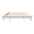 Estructura de cama sin colchón madera maciza blanca 90x190