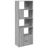 Estantería madera de ingeniería gris Sonoma 70x36x189