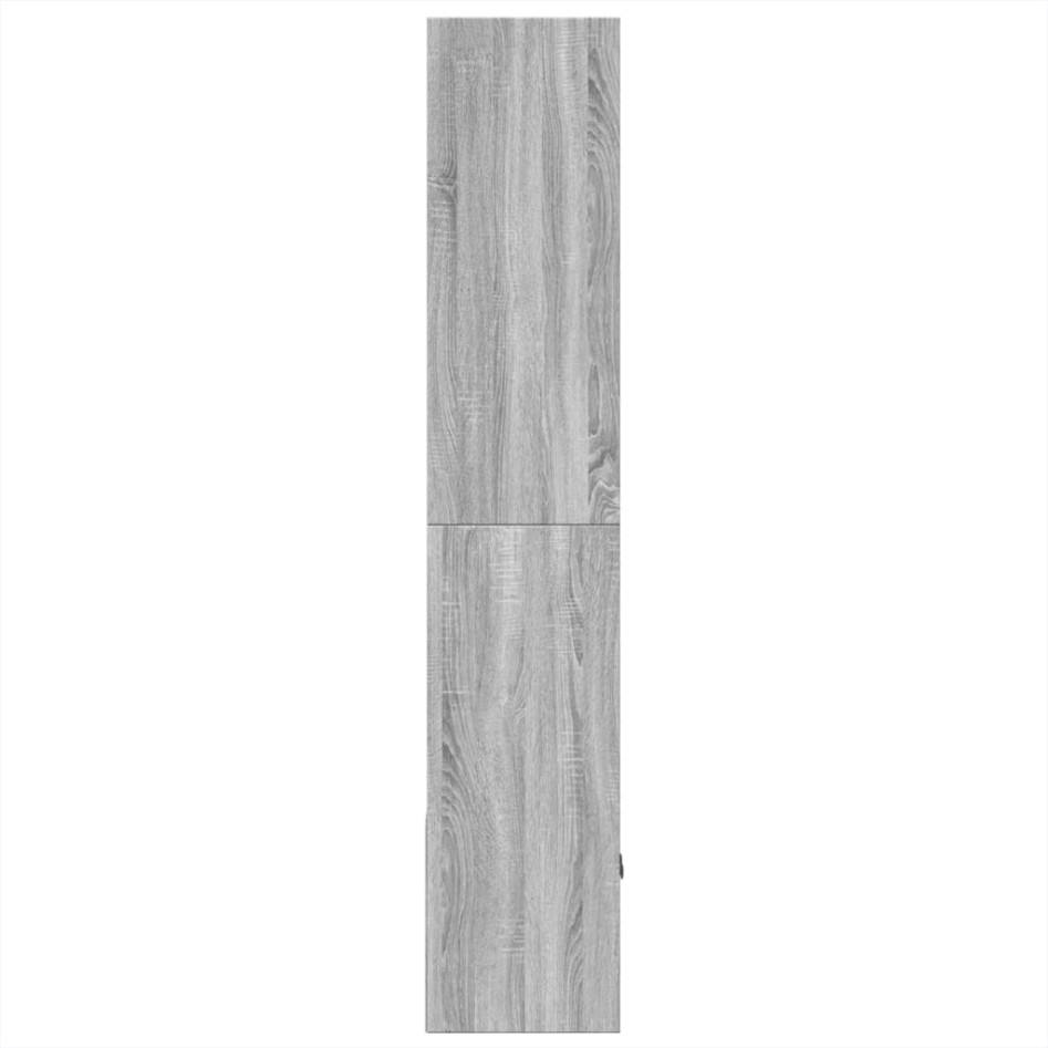 Estantería madera de ingeniería gris Sonoma 70x36x189