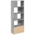 Estantería madera de ingeniería gris Sonoma 70x36x189
