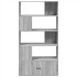 Estantería madera de ingeniería gris Sonoma 100x36x189