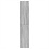 Estantería madera de ingeniería gris Sonoma 100x36x189