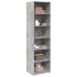 Aparador alto madera de ingeniería gris 50x41x185